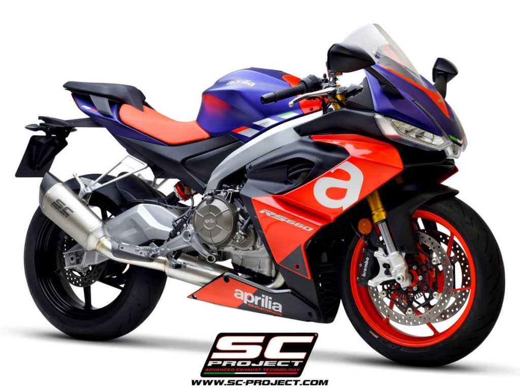 Buy Aprilia Rs Full Exhaust System With Sc R