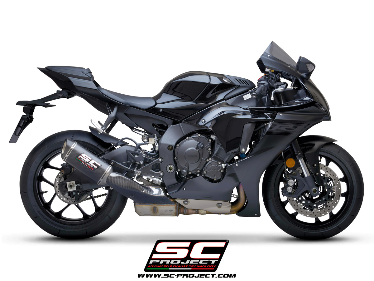 YAMAHA YZF R1 (2026) - R1M SC1-S Muffler, with Carbon fibre end cap