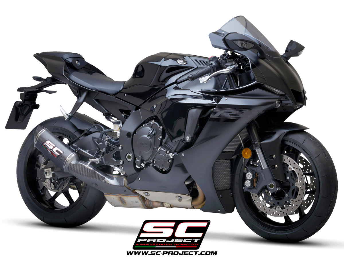 YAMAHA YZF R1 (2026) - R1M SC1-S Muffler, with Carbon fibre end cap