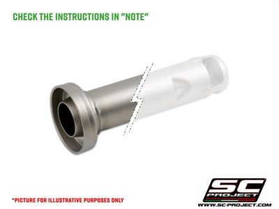 DB-Killer, for Racer / stainless steel Conical Muffler, (NOT for Conical Mufflers with carbon end cap)