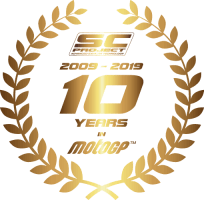 10 years MotoGP logo