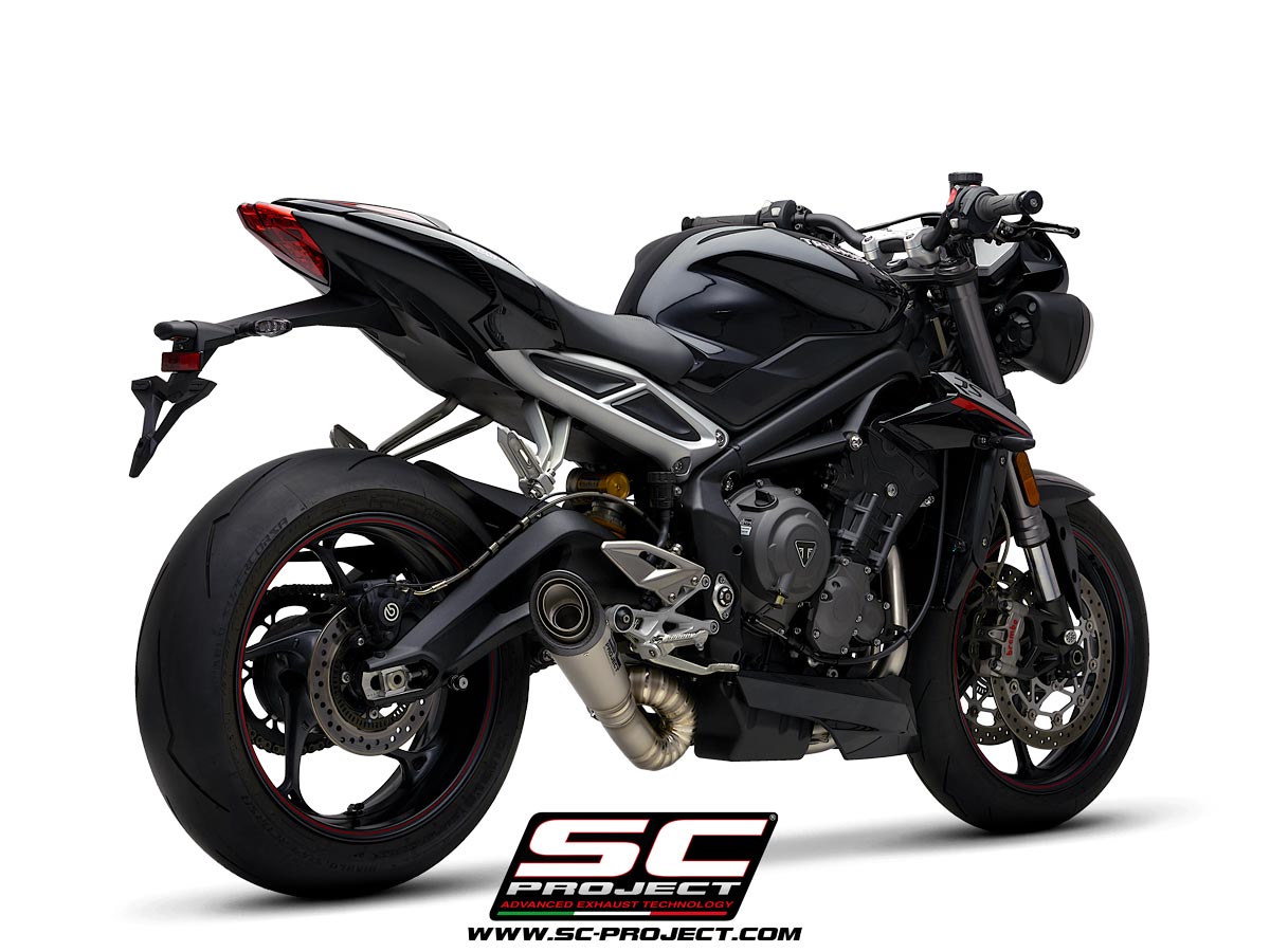 TRIUMPH STREET TRIPLE 765 S - R - RS (2020) Full Exhaust System 3-1, compatible with S1, CR-T and Original Muffler (Muffler not included)