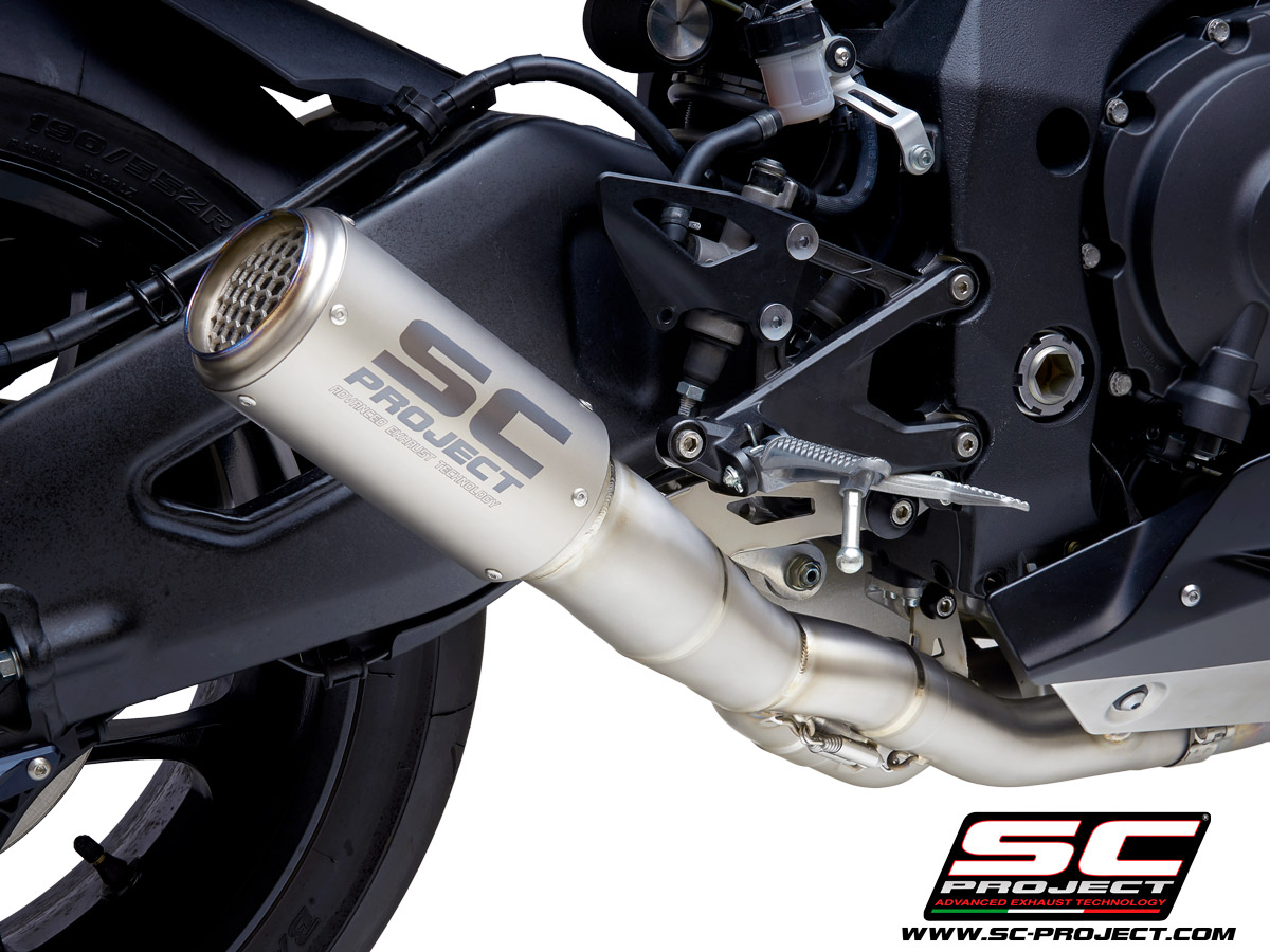 YAMAHA YZF R1 (2026) - R1M CR-T Muffler, with de-cat link pipe and titanium mesh on exit pipe