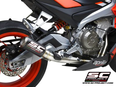 APRILIA RS 660 (2020 - 2021) Full exhaust system 2-1, Stainless steel AISI 304, with CR-T Muffler