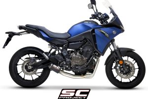 YAMAHA TRACER 700 (2020) - TRACER 7 (2021) - GT - EURO 5 Full 2-1 stainless steel exhaust system, with CR-T carbon muffler - RACING