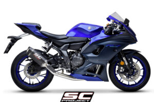 YAMAHA YZF R7 (2021 - 2022) Full 2-1 stainless steel exhaust system, with SC1-S muffler - Racing