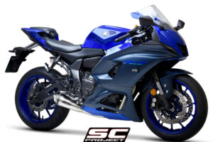 YAMAHA YZF R7 (2021 - 2022) Full 2-1 exhaust system with S1 muffler, Stainless Steel Aisi 304 - Racing