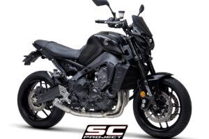 YAMAHA MT-09 (2021 - 2022) CR-T muffler, with full 3-1 exhaust system Stainless Steel Aisi 304 - Racing