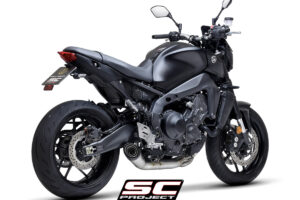 YAMAHA MT-09 (2021 - 2022) S1 muffler, titanium, with full 3-1 exhaust system Stainless Steel Aisi 304 - Racing