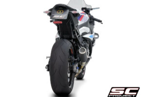 BMW S 1000 RR (2023) CR-T carbon exhaust, with stoneguard grid - Racing