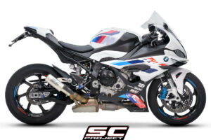 BMW S 1000 RR (2023) CR-T titanium exhaust, with stoneguard grid - Racing