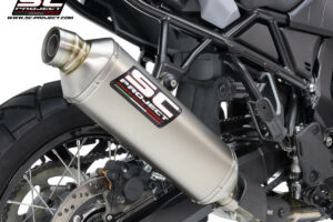 SUZUKI V-STROM 800DE / 800SE (2023 - 2024) Rally Raid titanium exhaust