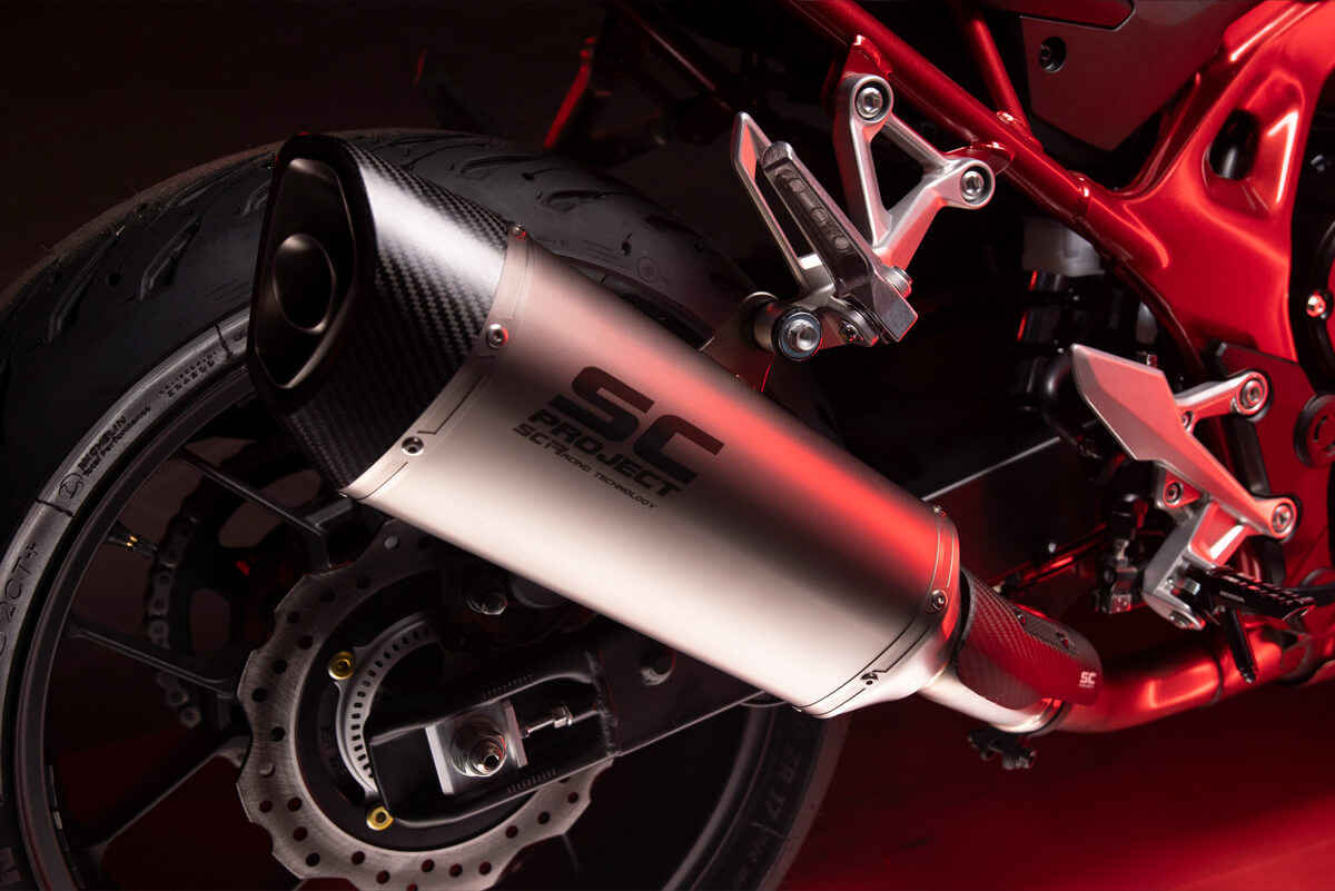 Honda CB750 Hornet (2023-2024) SC1-R titanium exhaust
