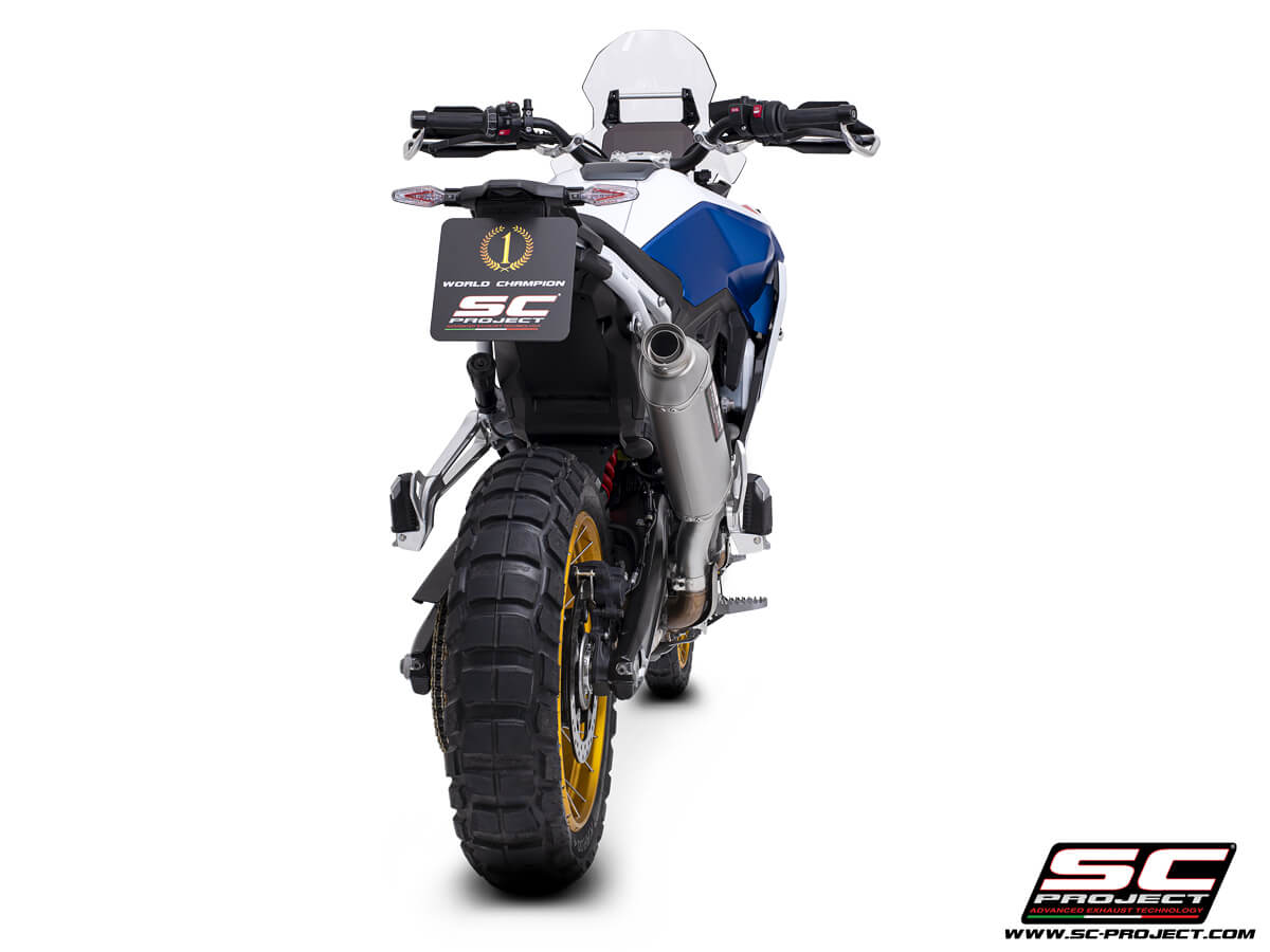 BMW F 900 GS (2024-2026) Rally Raid titanium exhaust
