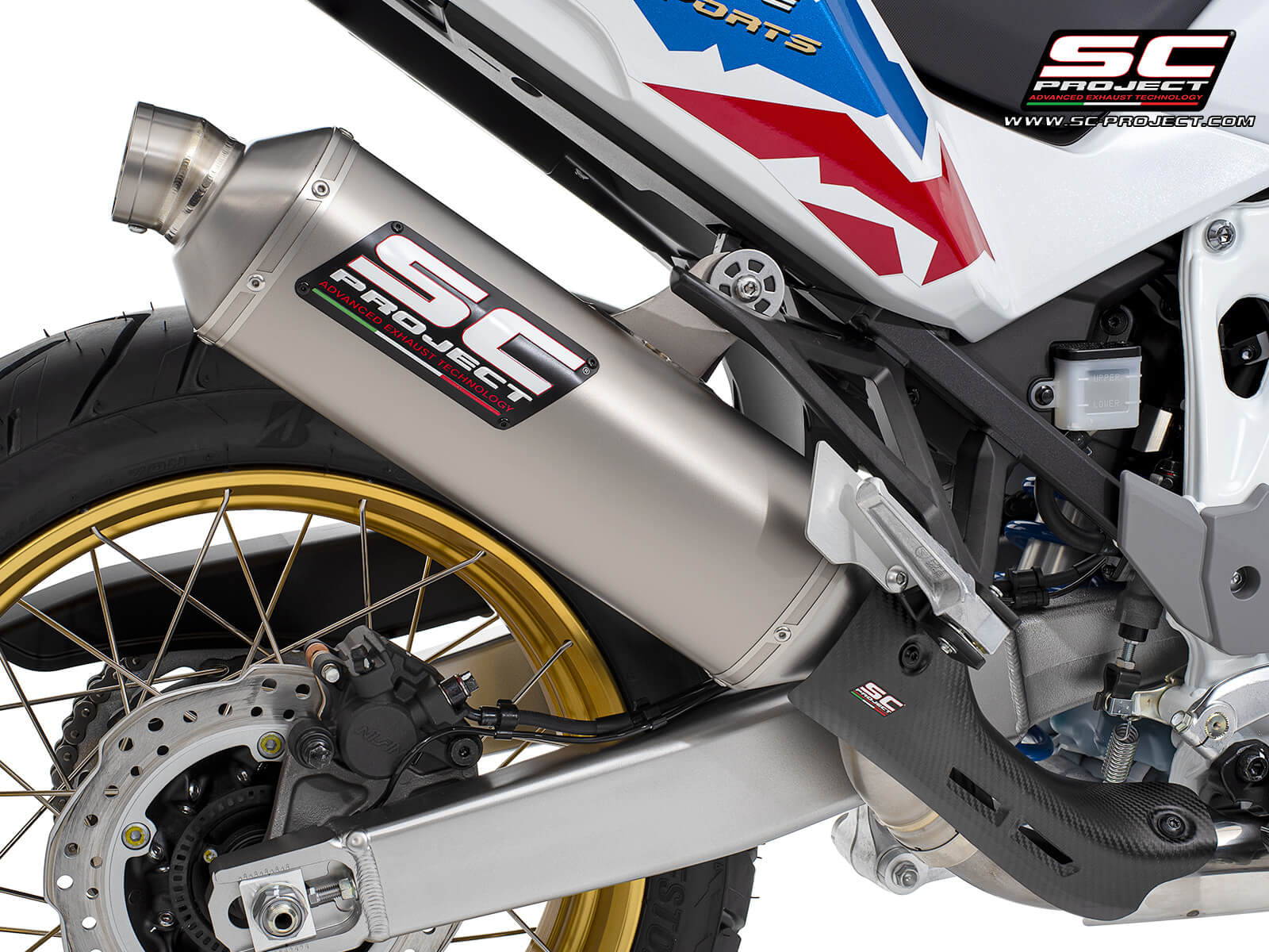 Honda CRF1100L AFRICA TWIN (2024-2026) - ADVENTURE Rally Raid titanium exhaust