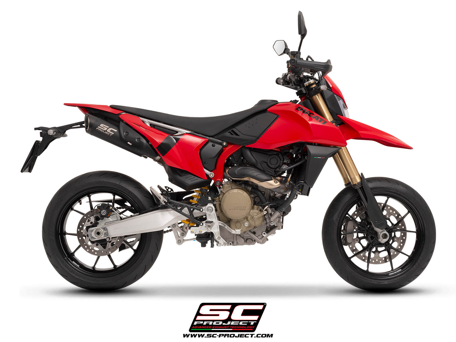 DUCATI HYPERMOTARD 698 MONO - RVE (2024) Dual undertail S1-C titanium, matt black