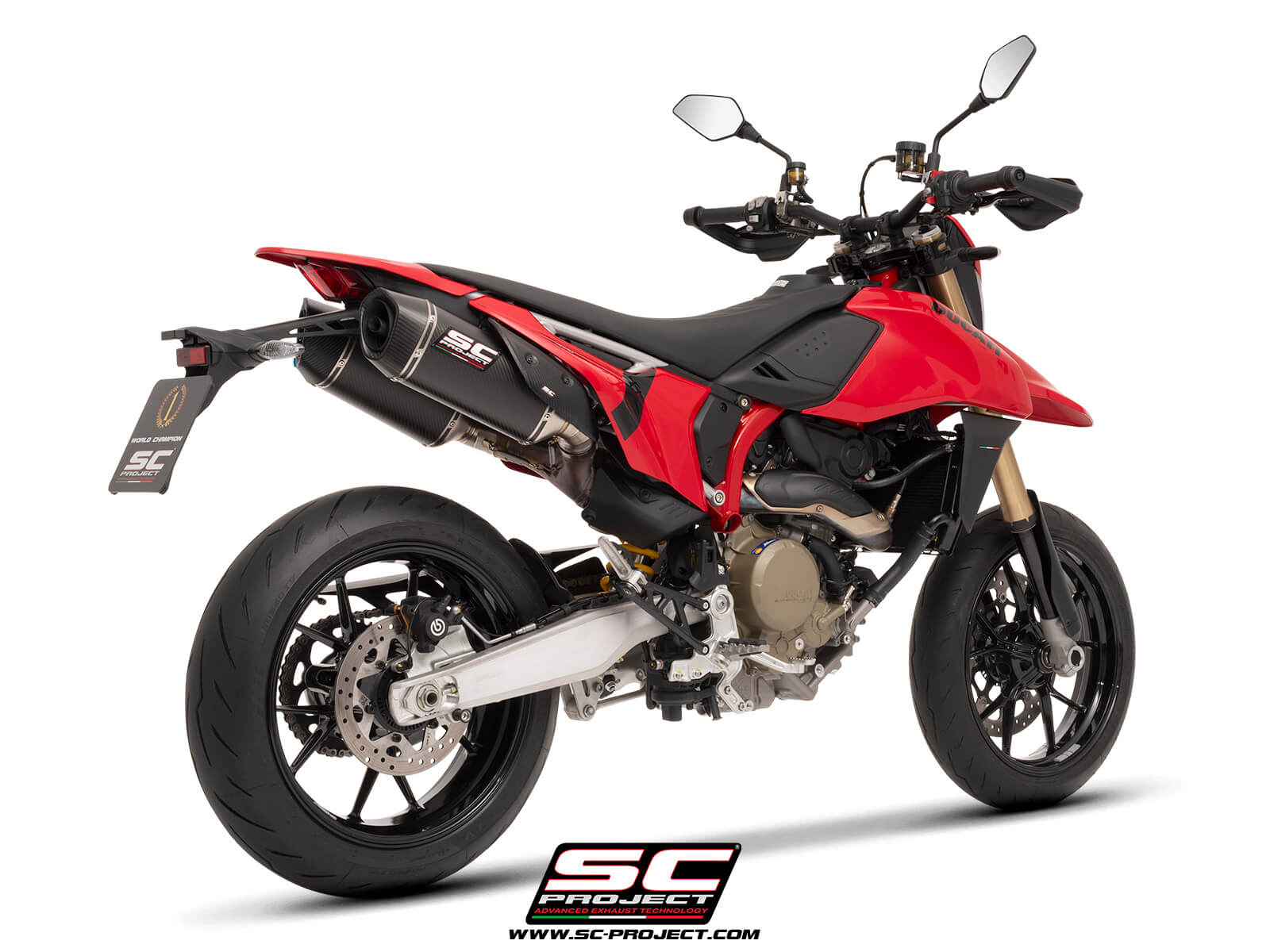 DUCATI HYPERMOTARD 698 MONO - RVE (2024) Dual undertail SC1-S Carbon