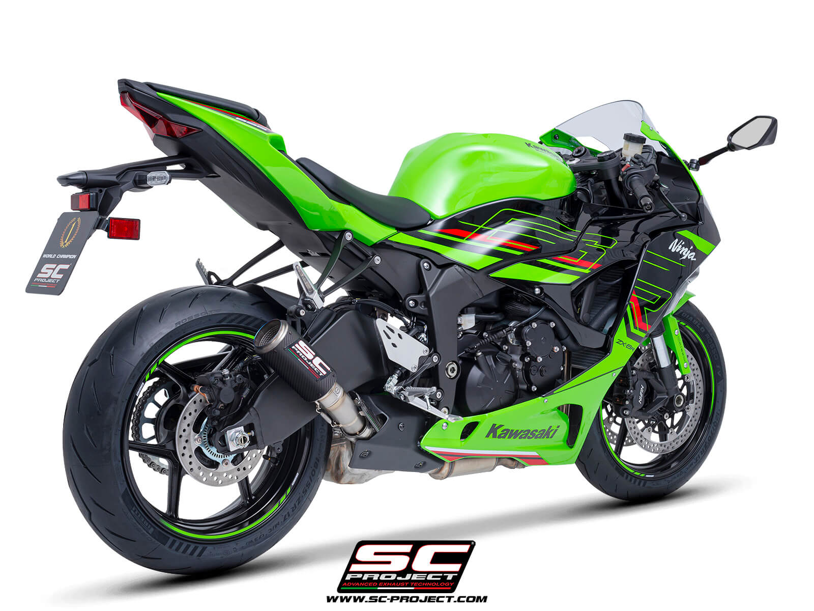 KAWASAKI NINJA ZX-6R (2024-2026) CR-T carbon exhaust