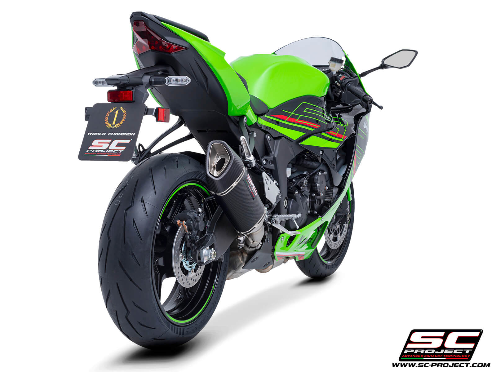 KAWASAKI NINJA ZX-6R (2024-2026) SC1-R carbon exhaust