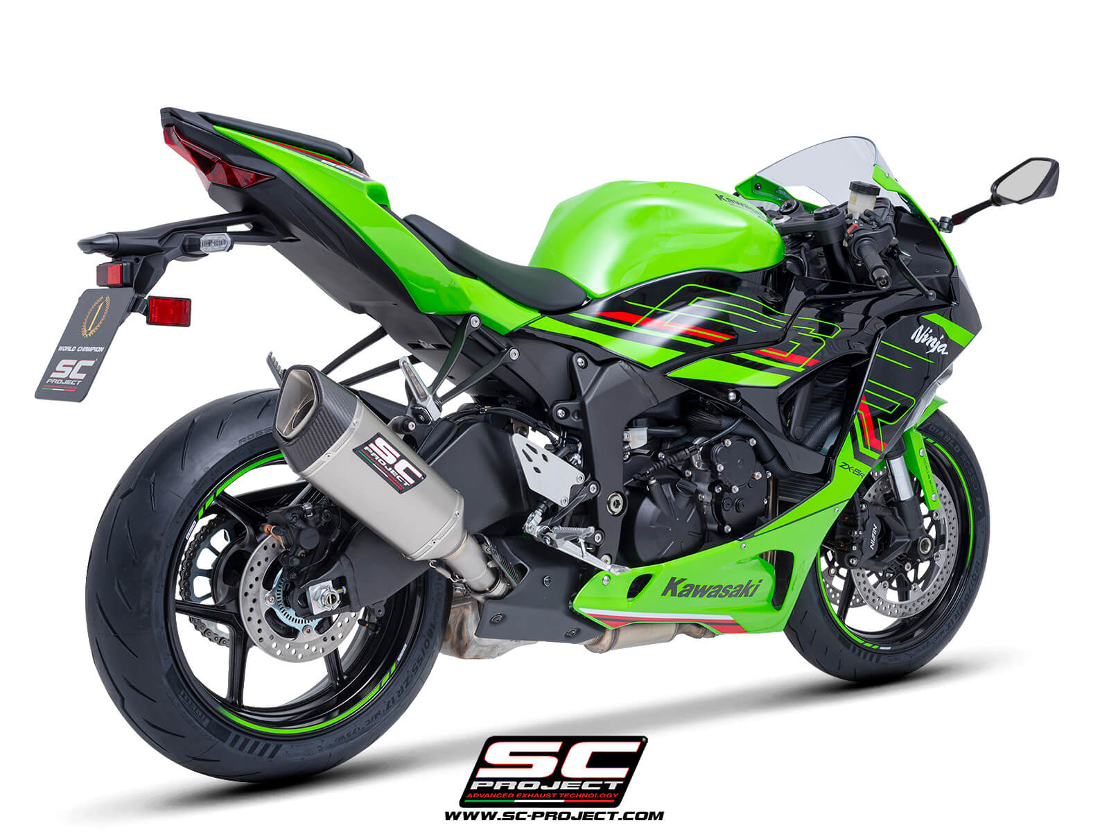 KAWASAKI NINJA ZX-6R (2024-2026) SC1-R titanium exhaust
