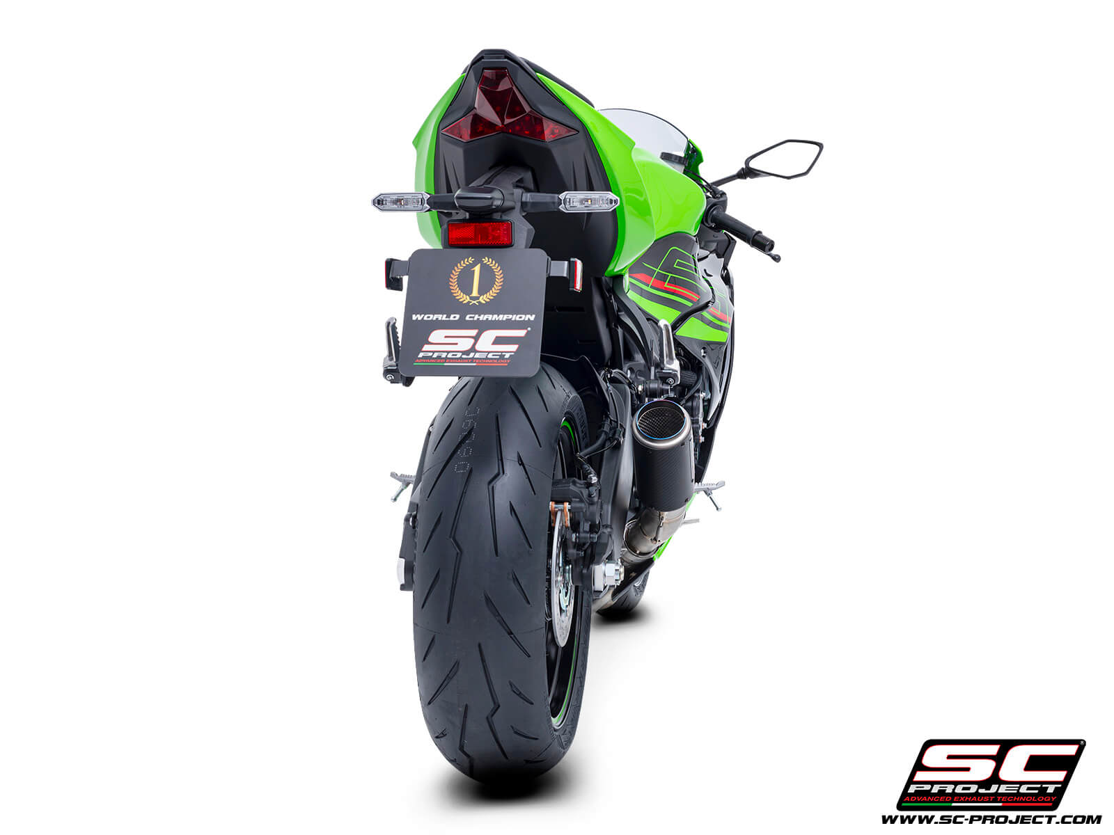 KAWASAKI NINJA ZX-6R (2024) CR-T carbon exhaust