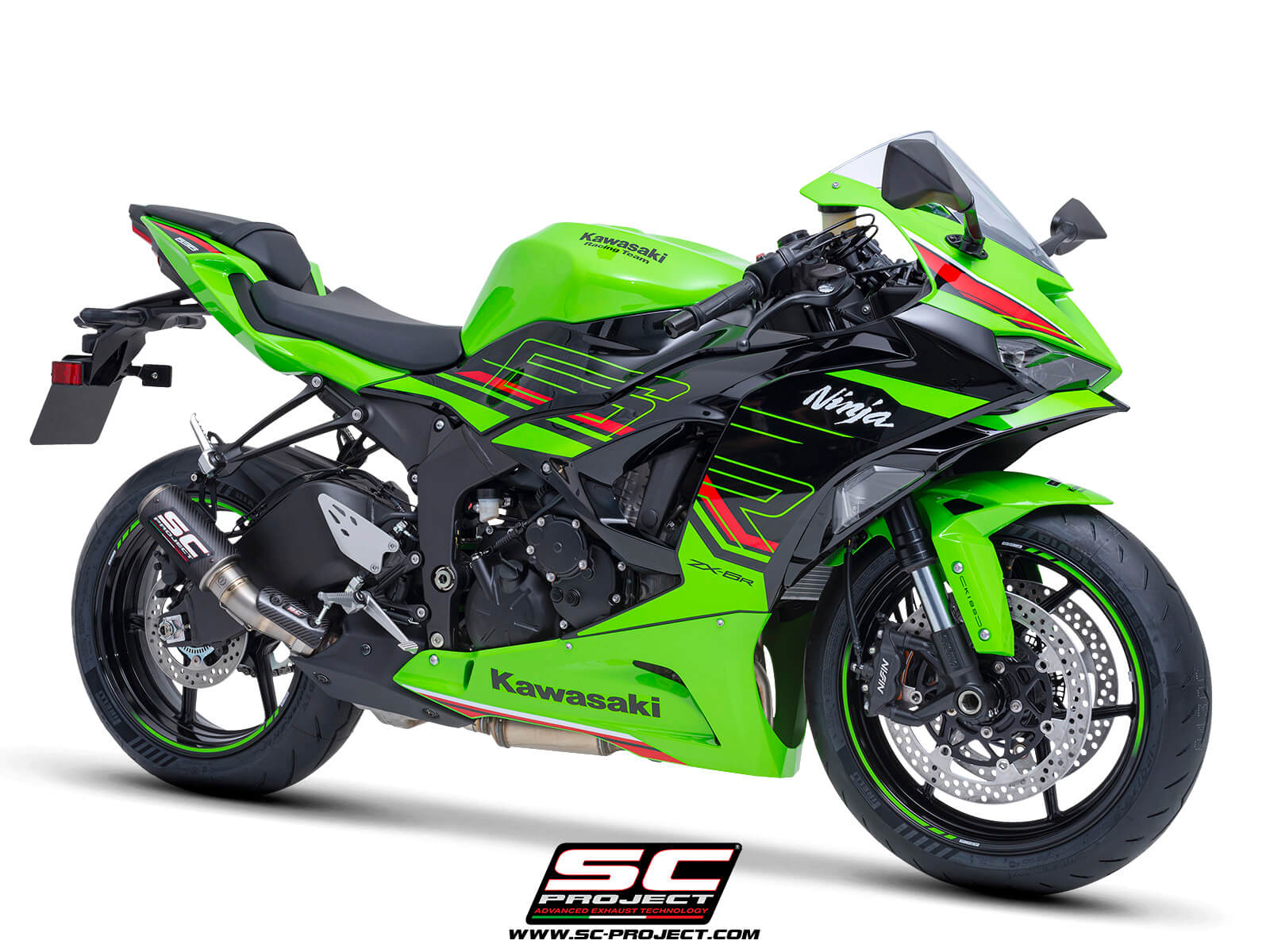 KAWASAKI NINJA ZX-6R (2024) CR-T carbon exhaust