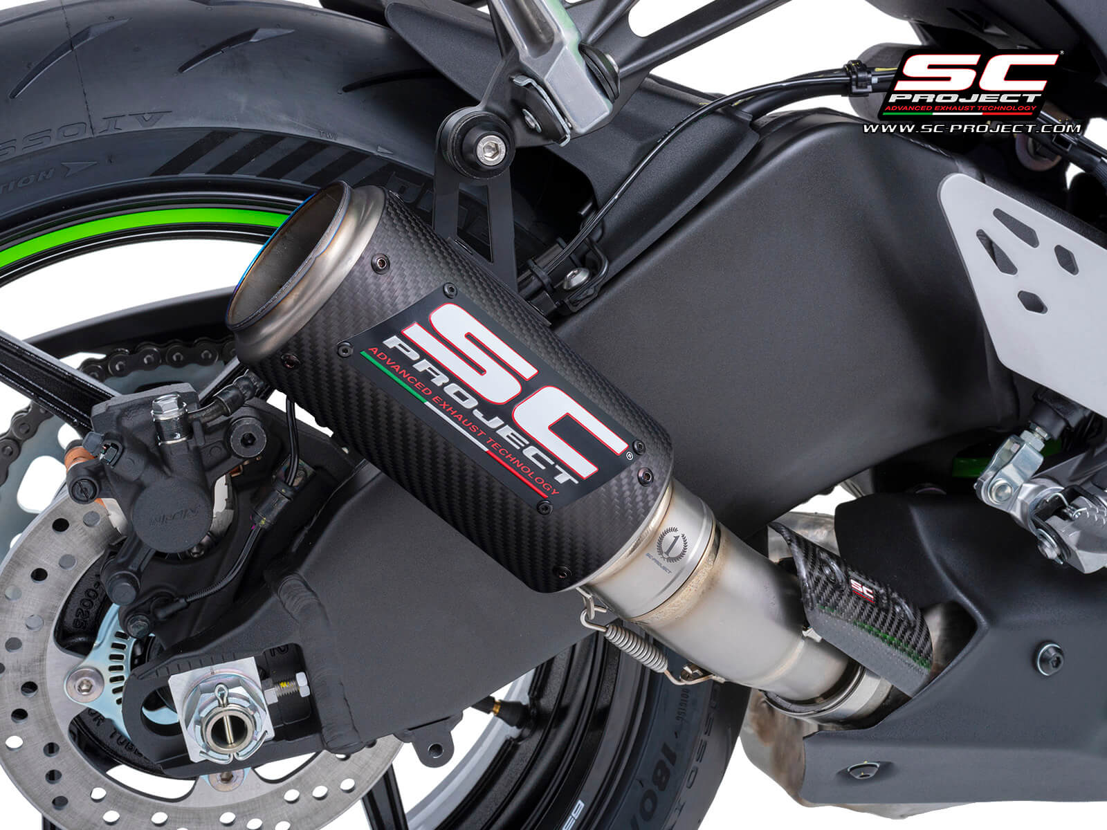 KAWASAKI NINJA ZX-6R (2024) CR-T carbon exhaust