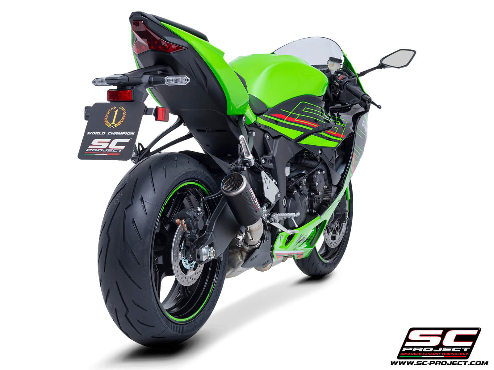 KAWASAKI NINJA ZX-6R (2024) CR-T carbon exhaust