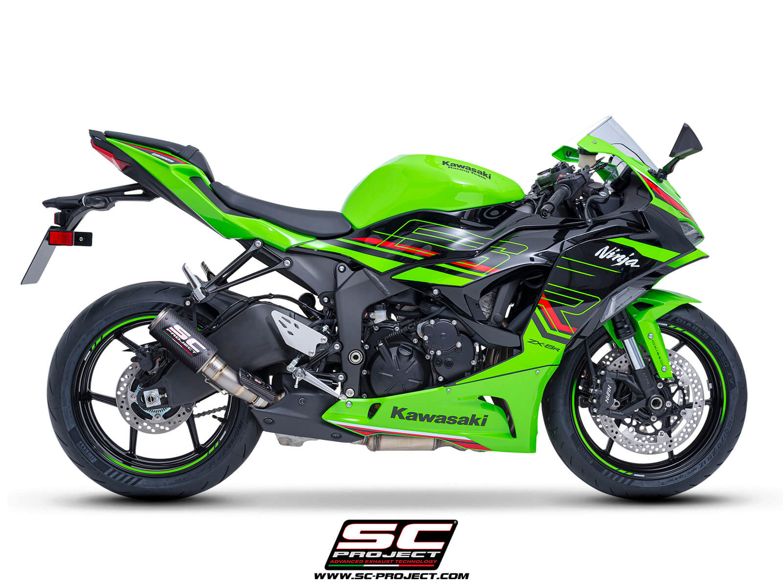 KAWASAKI NINJA ZX-6R (2024) CR-T carbon exhaust