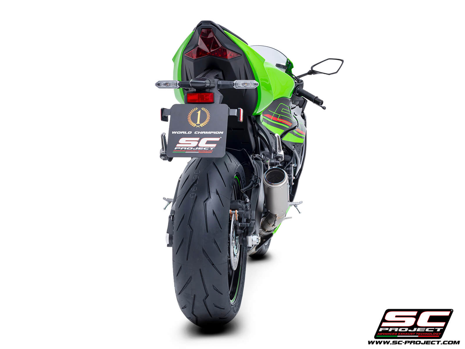 KAWASAKI NINJA ZX-6R (2024) CR-T titanium exhaust