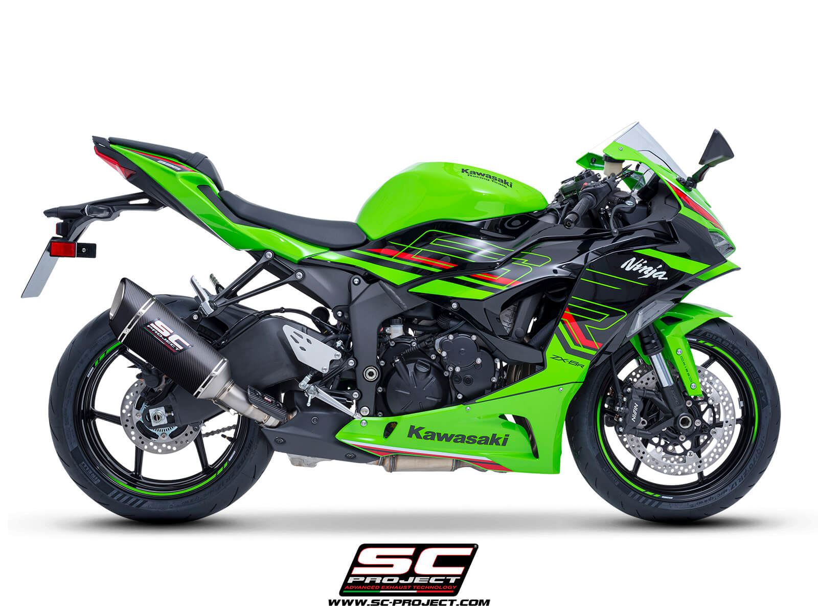 KAWASAKI NINJA ZX-6R (2024) SC1-R carbon exhaust