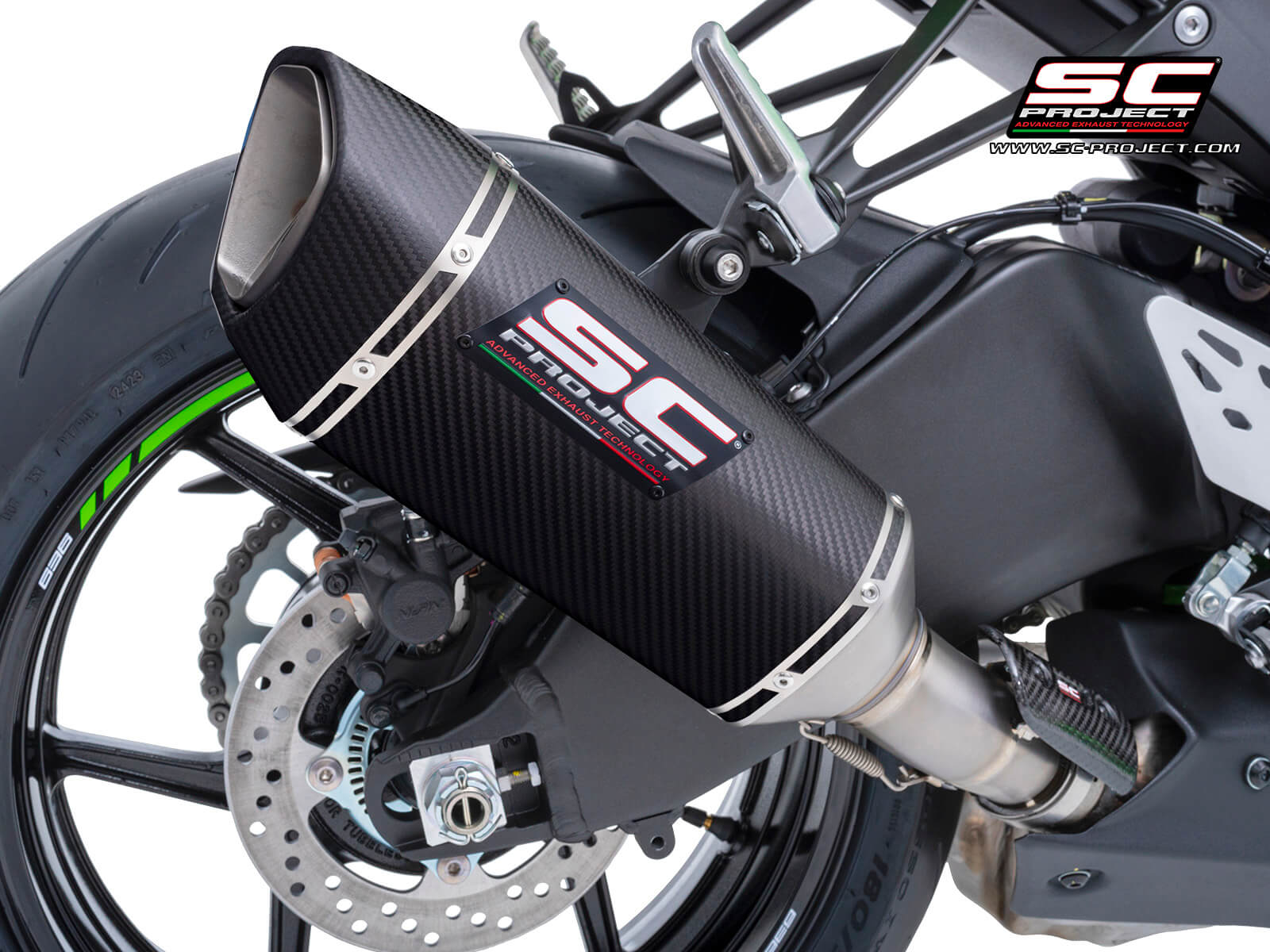 KAWASAKI NINJA ZX-6R (2024) SC1-R carbon exhaust