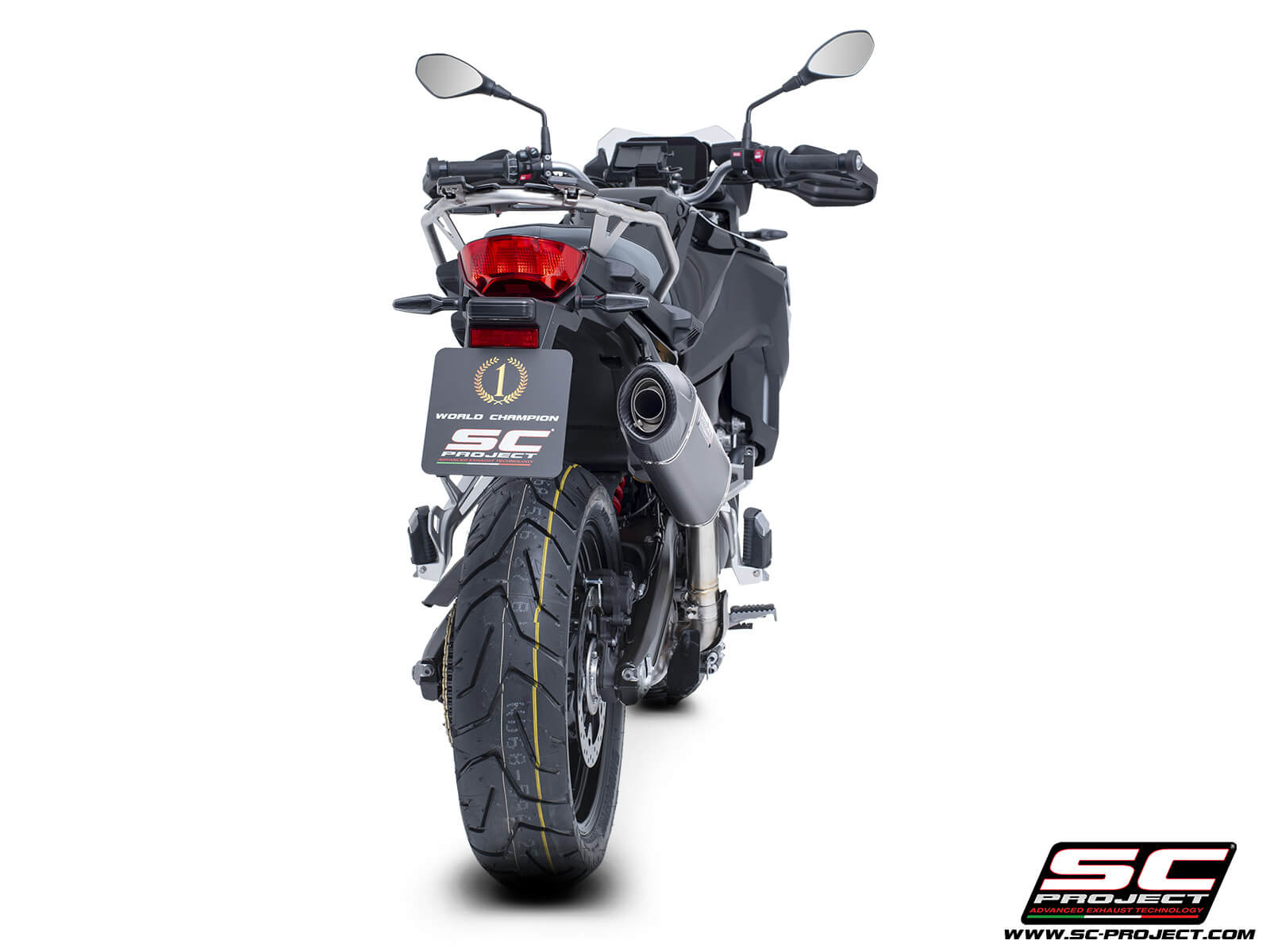 BMW F 800 GS (2024) X-Plorer II GT carbon exhaust