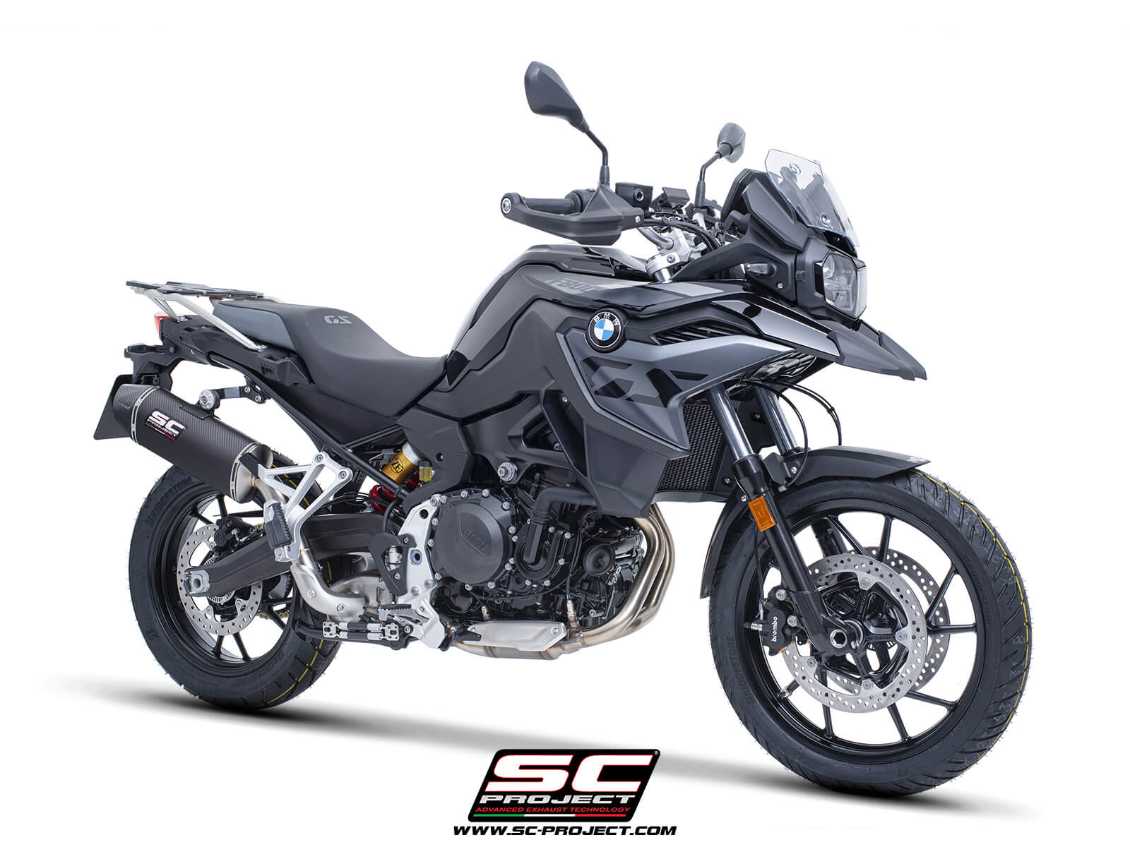 BMW F 800 GS (2024) X-Plorer II GT carbon exhaust