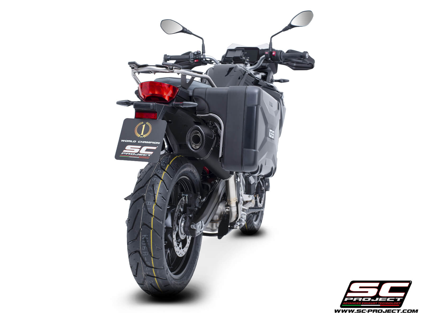 BMW F 800 GS (2024) X-Plorer II GT carbon exhaust