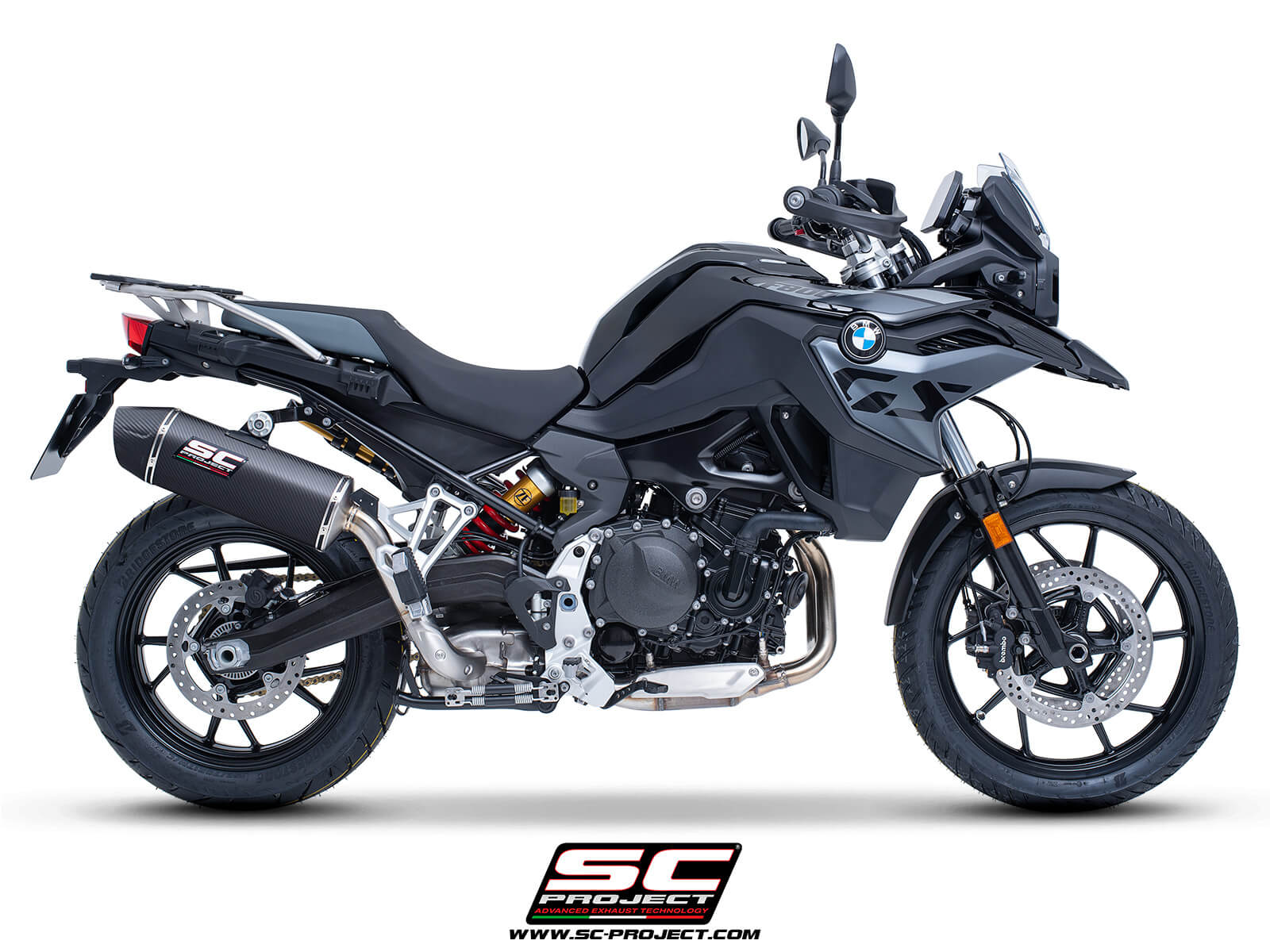 BMW F 800 GS (2024) X-Plorer II GT carbon exhaust