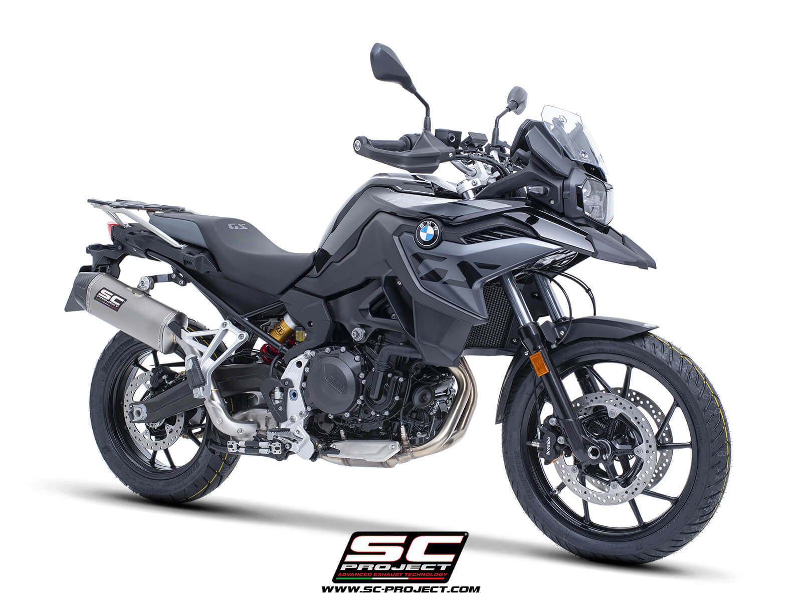 BMW F 800 GS (2024) X-Plorer II GT titanium exhaust