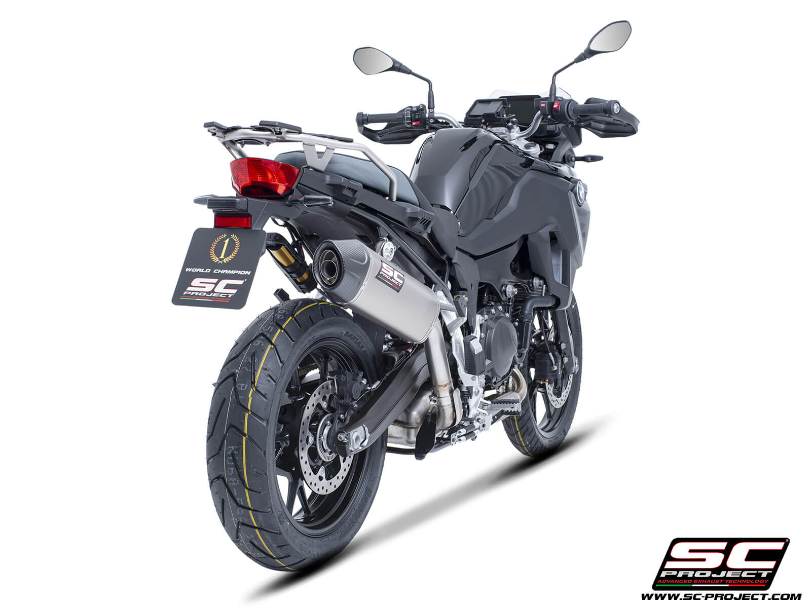 BMW F 800 GS (2024) X-Plorer II GT titanium exhaust