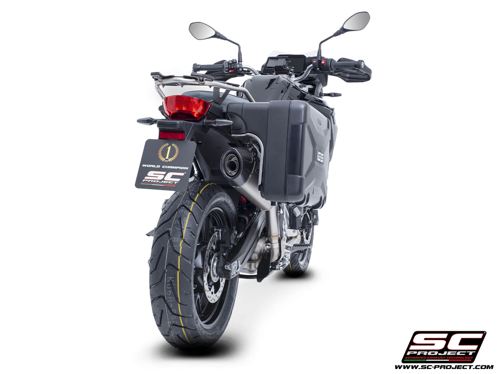 BMW F 800 GS (2024) X-Plorer II GT titanium exhaust