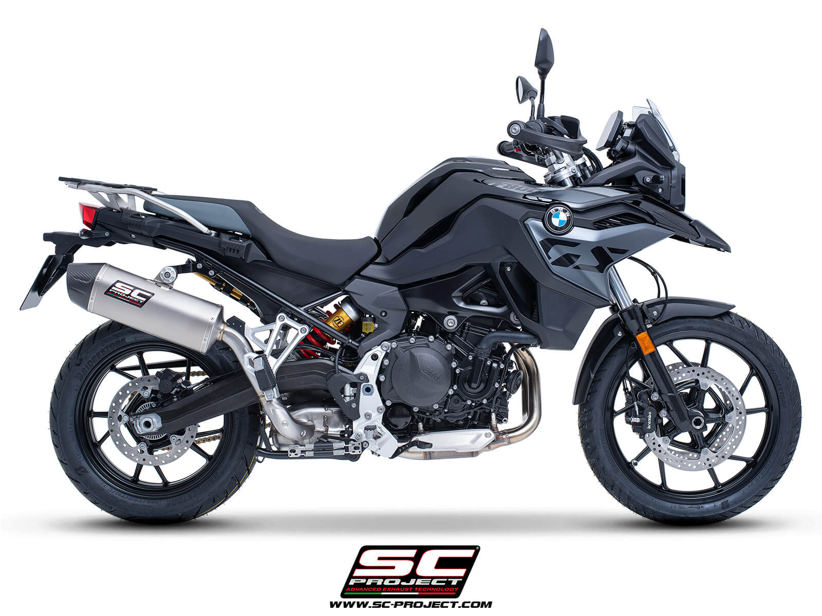 BMW F 800 GS (2024) X-Plorer II GT titanium exhaust