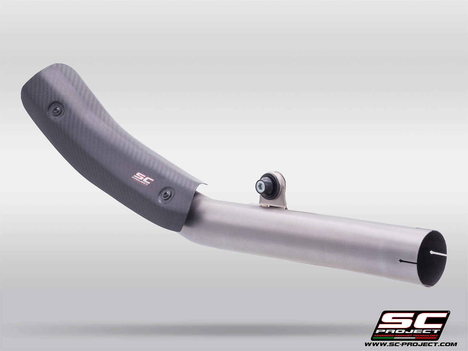 KOVE 450 RALLY (2023 - 2024) De-cat link pipe titanium, compatible with specific SC-Project range and OEM exhaust