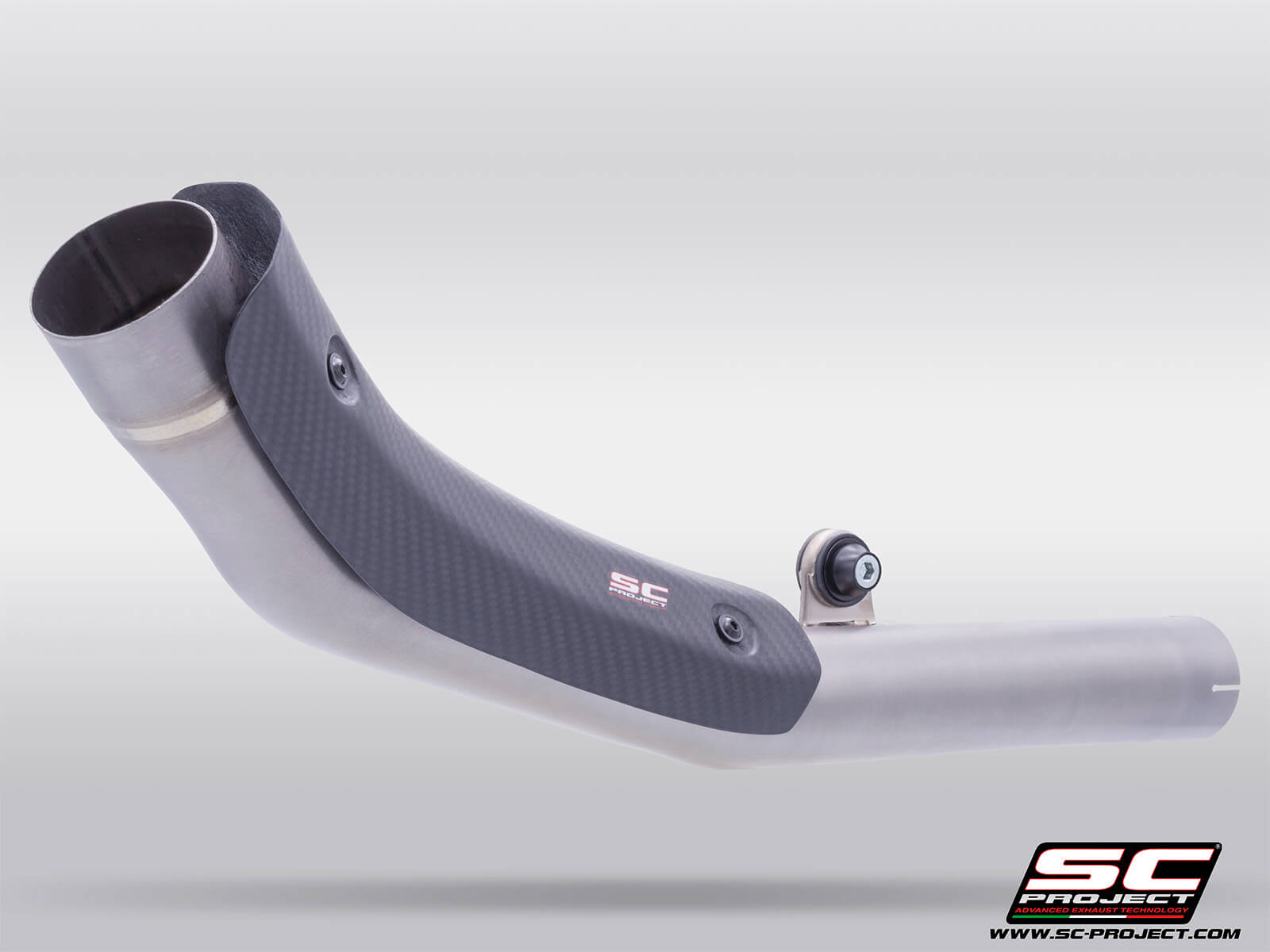 KOVE 450 RALLY (2023 - 2024) De-cat link pipe titanium, compatible with specific SC-Project range and OEM exhaust