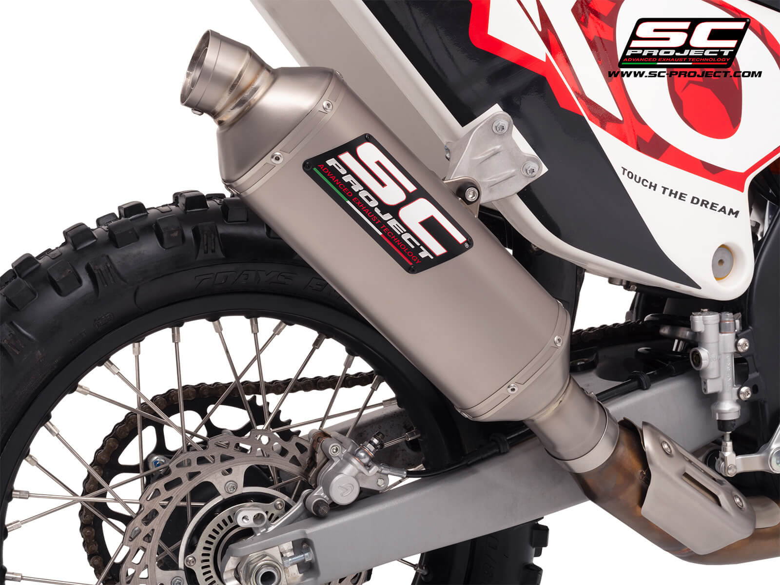 KOVE 450 RALLY (2023 - 2024) Rally Raid titanium exhaust