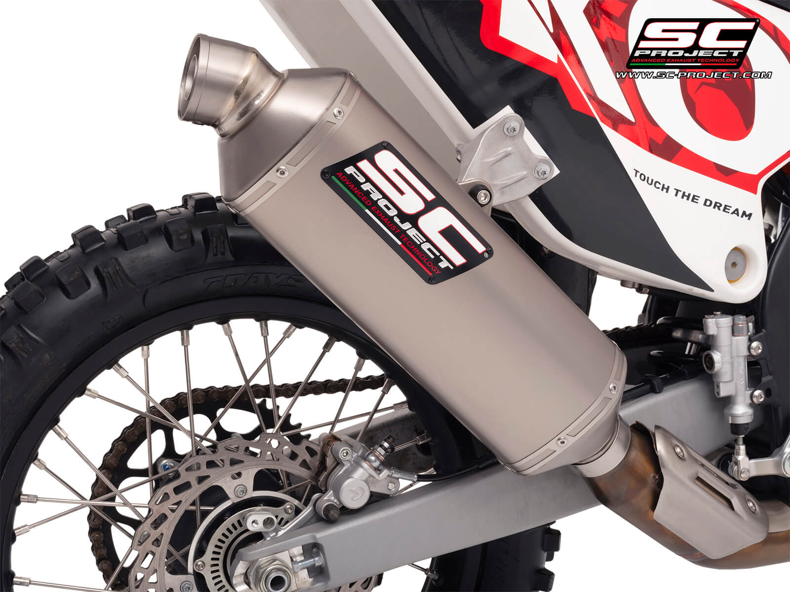 KOVE 450 RALLY (2023 - 2024) Rally-X GT titanium exhaust