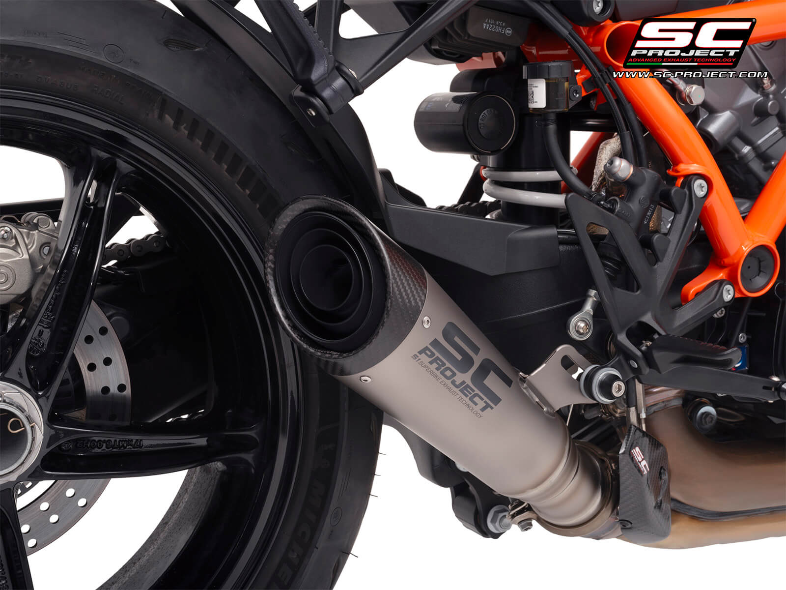 KTM 1390 SUPER DUKE R (2024) S1 titanium exhaust