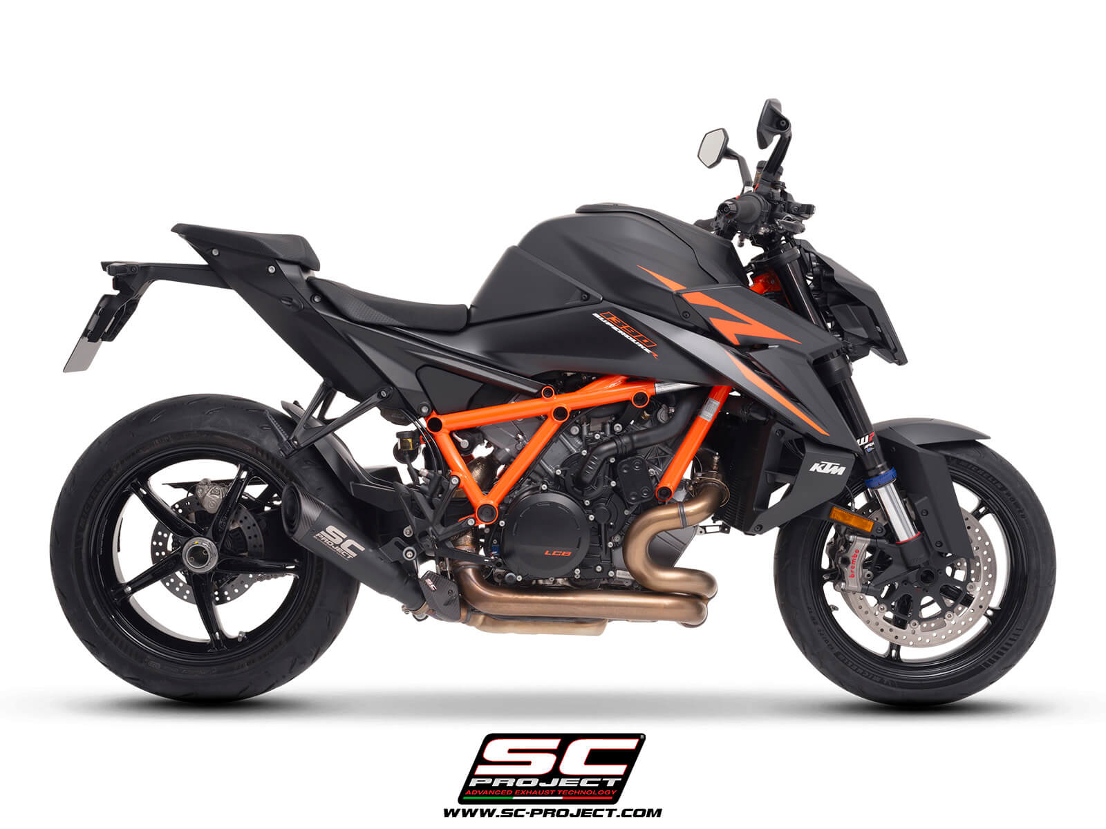 KTM 1390 SUPER DUKE R (2024) S1 titanium exhaust, matt black