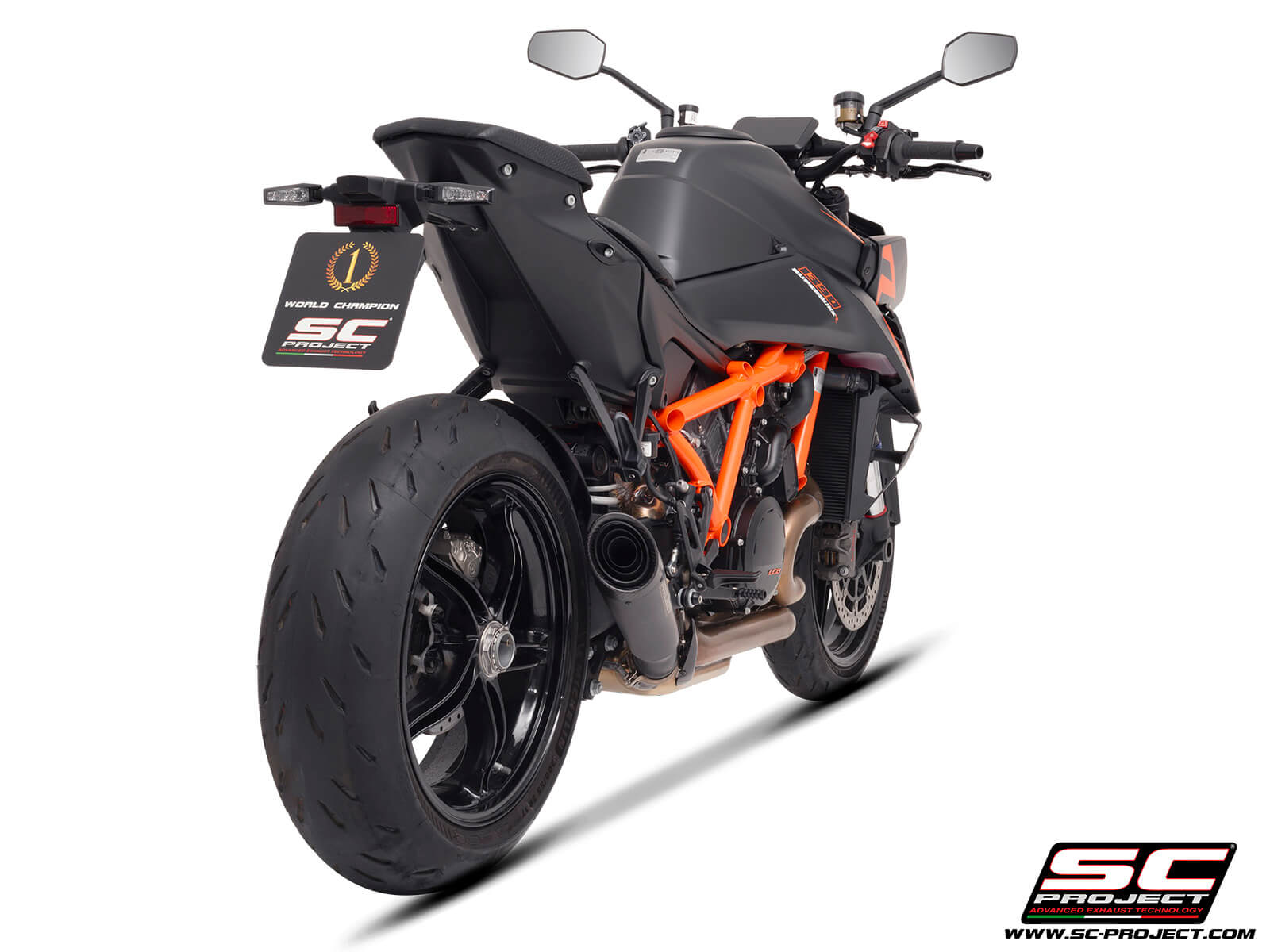 KTM 1390 SUPER DUKE R (2024) S1 titanium exhaust, matt black