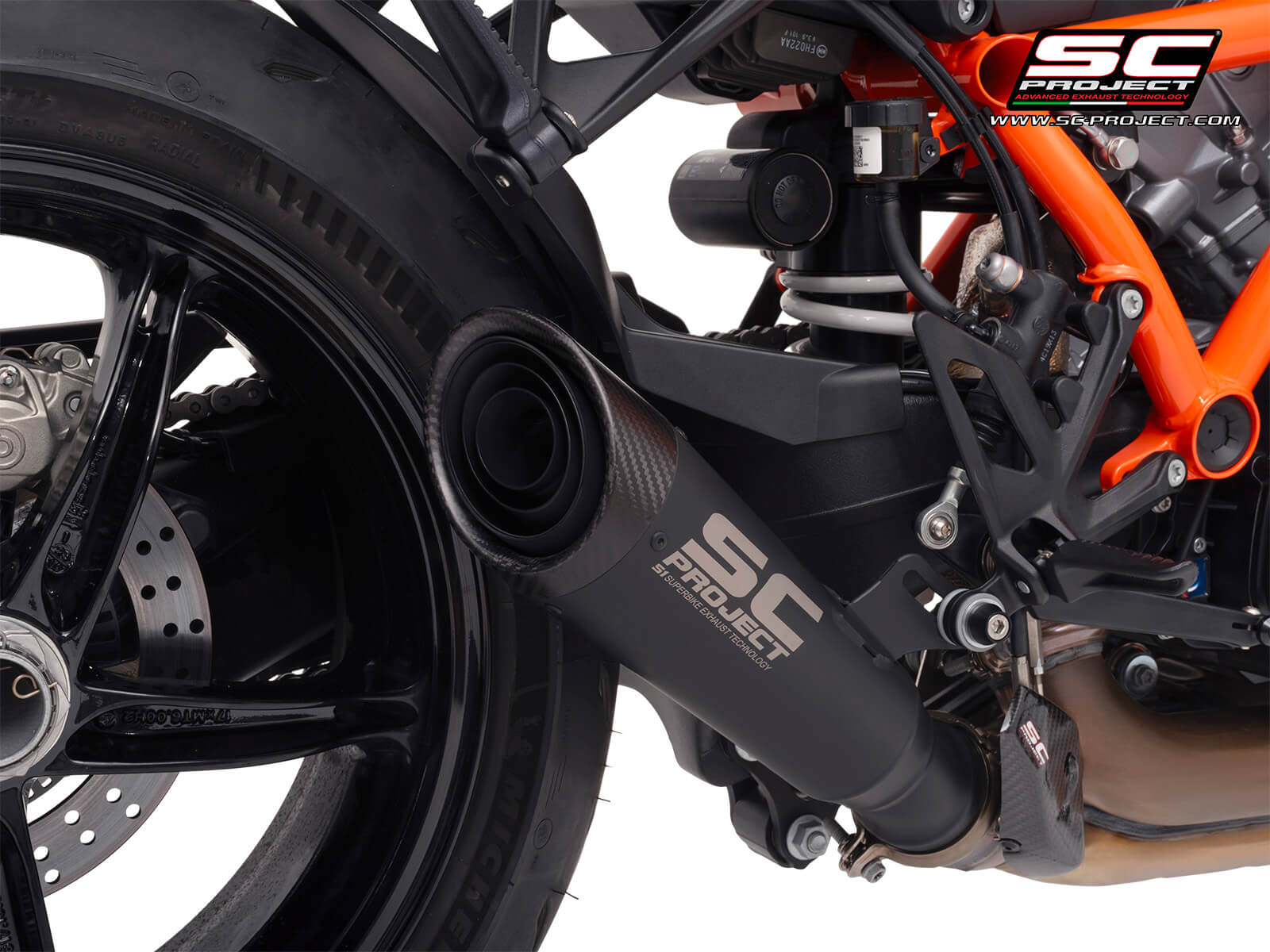 KTM 1390 SUPER DUKE R (2024) S1 titanium exhaust, matt black