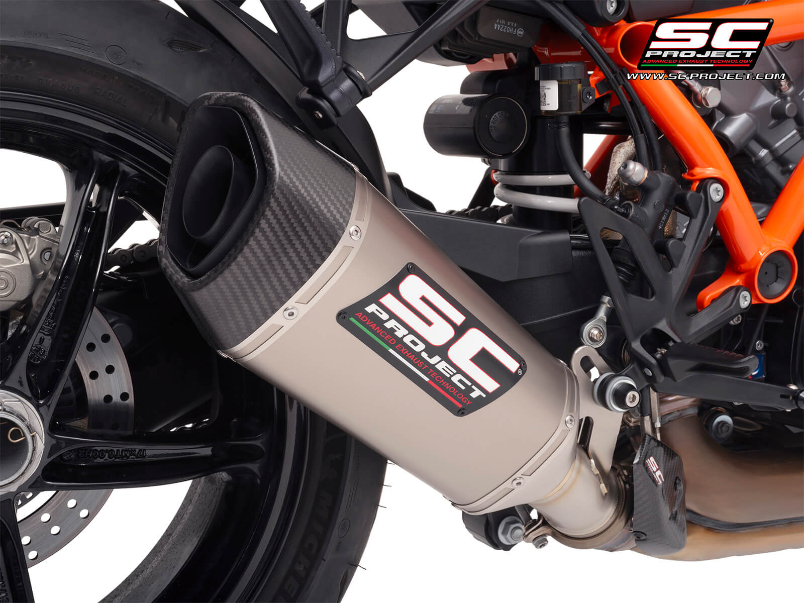 KTM 1390 SUPER DUKE R (2024) SC1-R titanium exhaust