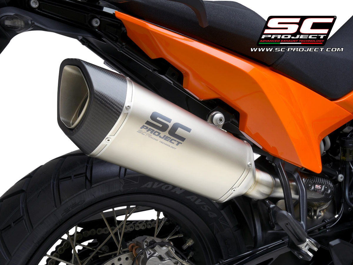 KTM 890 SMT (2023 - 2024) SC1-R titanium exhaust